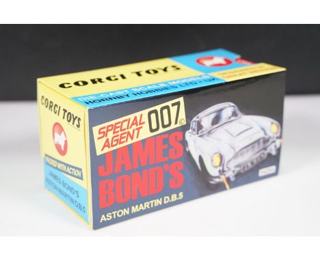 Boxed Corgi 04204 James Bond Special Agent 007 Aston Martin DB5 50th Goldfinger Anniversary in silver, complete and ex