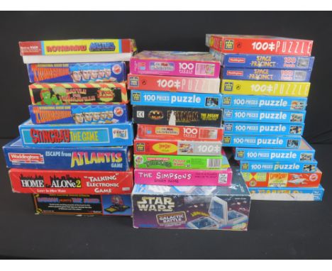 29 Boxed board games and puzzles to include Peter Pan Playthings Captain Scarlet And The Mysterons Adventure Game, Peter Pan 