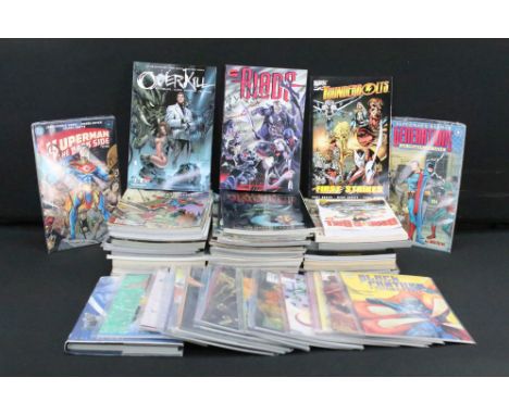 Comics – Over 80 graphic novels and comic books to include Marvel, DC, Image, Americas Best Comics, Epic etc featuring Batman