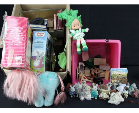 Collection of mixed toys to include boxed Pedigree Sindy Beauty Salon (Appearing complete but unchecked), boxed TOMY Sylvania