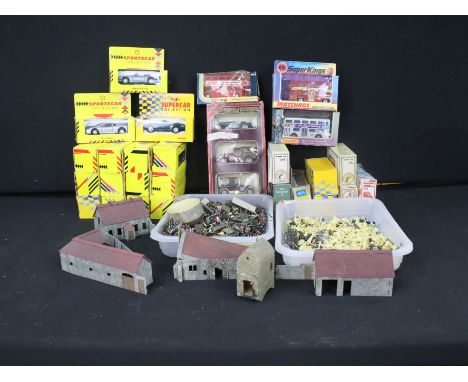 27 Boxed diecast models to include 13 x Shell Sports Car Collection, 2 x Matchbox Super Kings K15 Bus (variants), 4 x Matchbo