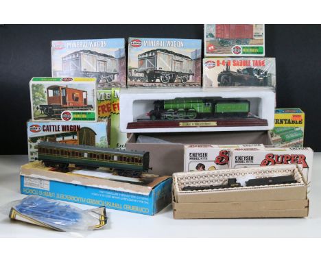 Boxed &amp; built Bec-Kits LSWR 700 Class Drummond 0-6-0 Loco &amp; Tender kit plus 15 x boxed and bagged OO gauge model kits