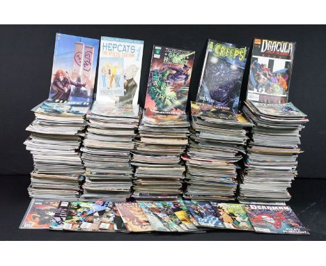 Comics – Around 850 mainly Modern Age comics featuring Marvel, DC, Image, Atlas etc to include Star Trek, Star Wars, Iron Man