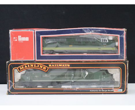 Boxed Palitoy Mainline 37-050 Type 4 1CO-CO1 Diesel locomotive green plus a boxed Lima Meld locomotive (a/f) (2 items) 