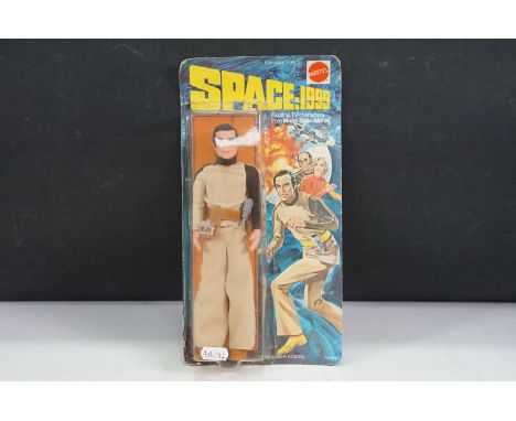 Carded Mattel Space 1999 Commander Koenig action figure, No. 9542, unpunched, bubble coming away from bottom right hand corne