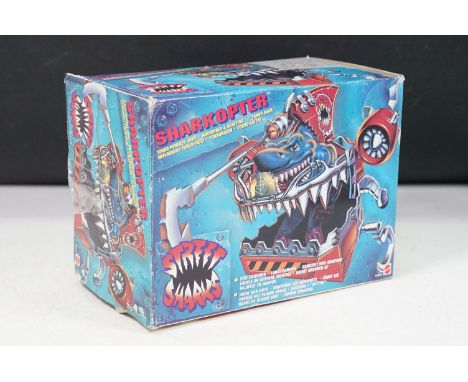Boxed Mattel Street Sharks 15031 Sharkopter complete with accessories, vg with inner packaging, outer box with torn end flap 