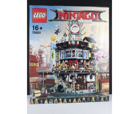 Lego - Boxed Lego 70620 The Ninjago Movie Ninjago City, previously built appearing complete but unchecked