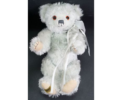 Nine Merrythought teddy bears to include mid 20th C Merrythought bear with loss of hair, ltd edn Magnet Melody Maker with tag