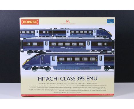 Boxed Hornby OO gauge R2821 Hitachi Class 395 EMU Train Pack 