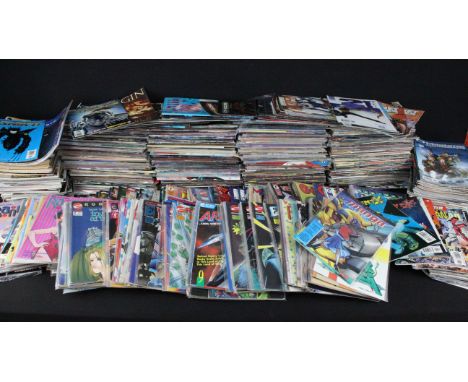 Comics –  Over 800 Modern Age – Bronze Age comics featuring DC, Vertigo, Dark Horse, Marvel, Image etc to include King Conan,