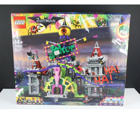 Lego - Boxed Lego 70922 The Batman Movie The Joker Manor, previously built appearing complete but unchecked with mini figures