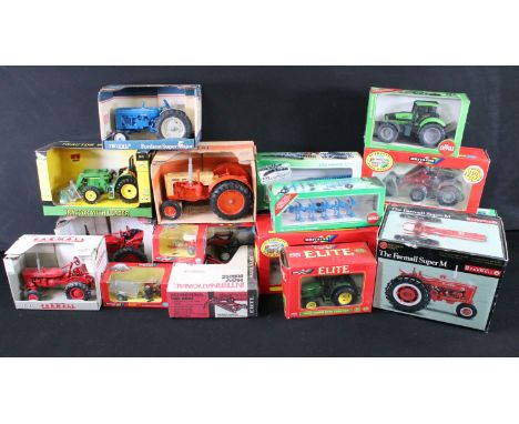 18 Boxed diecast farming models &amp; accessories to include Precision Series 4615 McCormick Farmall, 6 x Britains (9649 New 
