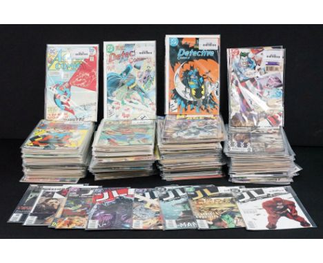 Comics – Around 220 Bronze – Modern Age comics to include Marvel &amp; DC examples featuring many Batman, Action Comics, The 