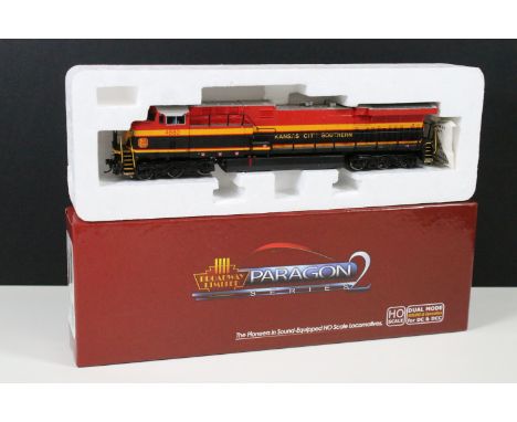 Boxed Paragon Series Broadway Limited HO gauge 2296 GE AC6000 KCS #4680 locomotive W/ Paragon2 Sound/DC/DCC