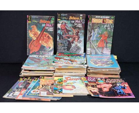 Comics – 70 vintage horror / suspense / SciFi comics to include 11 x Gold Key (Lost In Space, Star Trek, Boris Karloff, UFO &