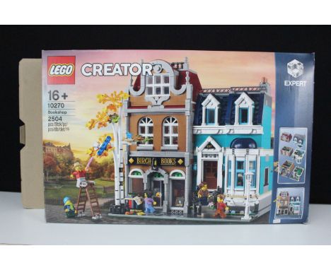 Lego - Built Lego Creator Expert 10270 Bookshop, complete with original box and instructions