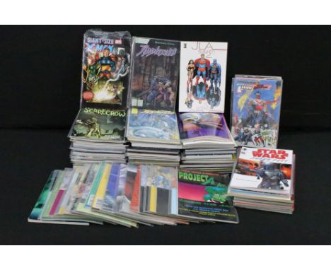 Comics – Over 100 graphic novels and comic books to include Marvel, DC, Image, Vertigo etc featuring V For Vendetta, Simpsons