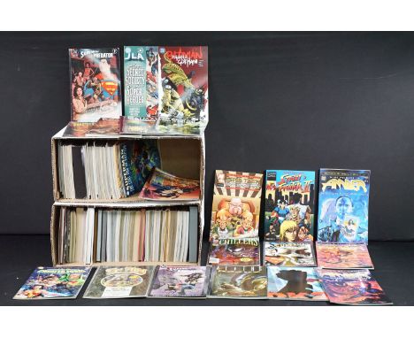 Comics – Over 100 graphic novels and comic books to include hardback &amp; paperback examples featuring Alan Moore Top 10, Pr