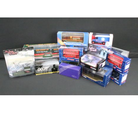 17 Boxed Corgi diecast models featuring 5 x Superhaulers (3 x 59541, 59574 &amp; TY86716), 2 x Eddie Stobart 59516 Volvo Shor