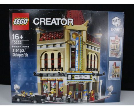 Lego - Boxed Lego 10232 Creator Expert Palace Cinema, previously built appearing complete but unchecked with mini figures