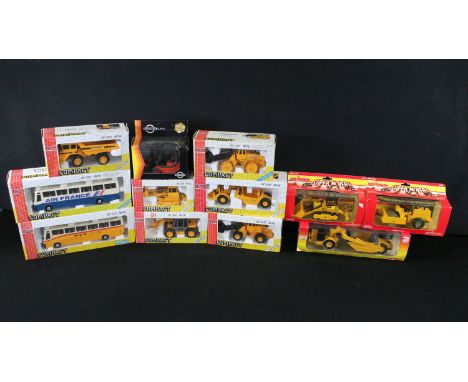 12 Boxed construction / commercial diecast models to include 8 x Joal Compact, 3 x Majorette (2 x Super Movers &amp; 1 x Cons