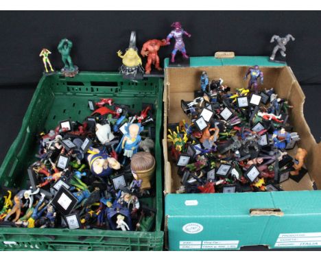 Collection of around 170 Marvel diecast figures to include Spider-Man, Silver Surfer, Venom, Abomination, Iron Man Mk.1, Thor