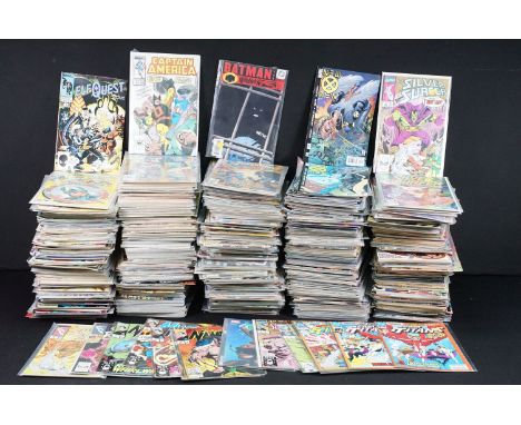 Comics – Around 750 Modern - Bronze Age comics featuring Marvel and DC to include Ghost Rider, Wolverine, Warlock, Iron Man, 