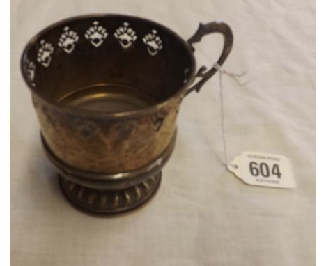 MIDDLE EASTERN SILVER CUP HOLDER