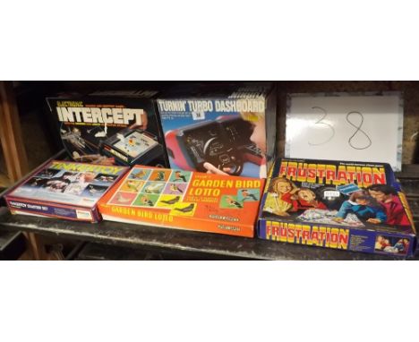 SHELF OF VINTAGE GAMES