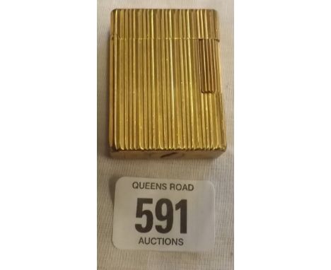 GOLD PLATED DUPONT CIGARETTE LIGHTER