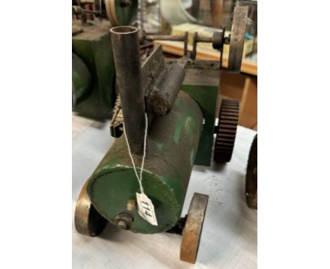 A large scratch built model of a steam engine (Not live steam) Length 34cm