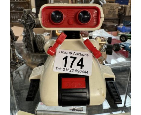 A vintage Tomy battery operated robot