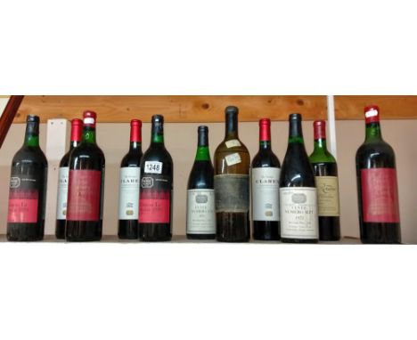 11 Bottles of wine including 1978 Chateau Roudier &amp; Vintage St Julien