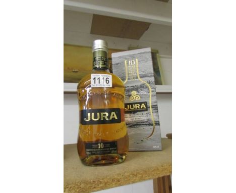 A boxed Isle of Jura 10 year Single Malt Scotch whisky. COLLECT ONLY.