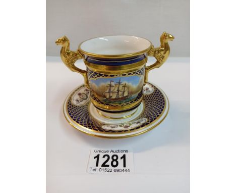 A Spode The Warrior Cup Limited Edition cup &amp; saucer. 307 of 500