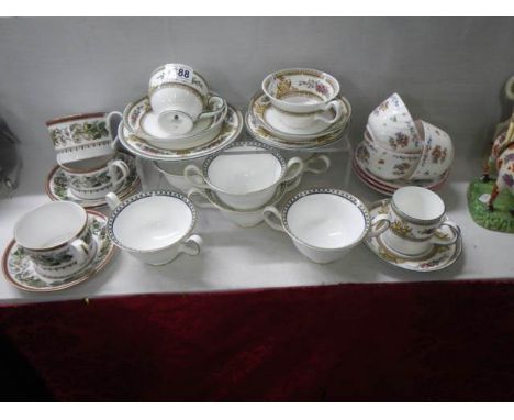A quantity of Wedgwood and Spode tea ware. COLLECT ONLY.