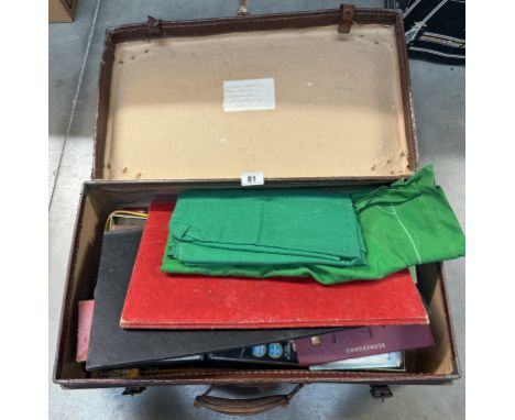 A case of vintage Subbuteo and other vintage games