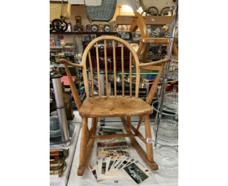 A vintage Ercol F.182 290 rocking chair. COLLECT ONLY.