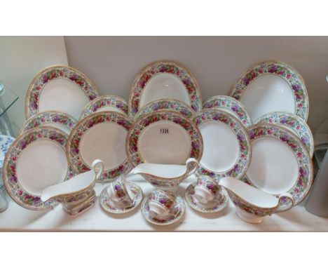 A quantity of Spode 'Provence' meat platters, dinner plates, gravy boats &amp; 3 duo's. COLLECT ONLY.