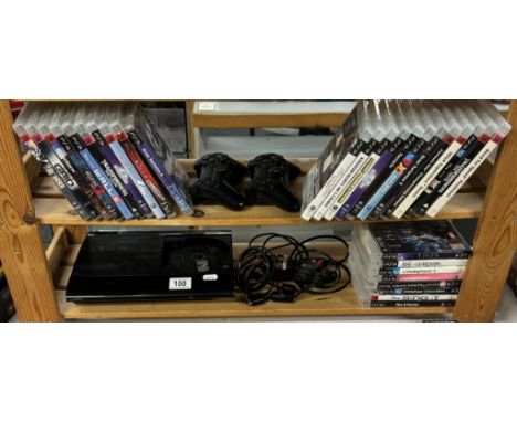 A PS3 console (A/F Missing disc lid) &amp; Some PS3 games