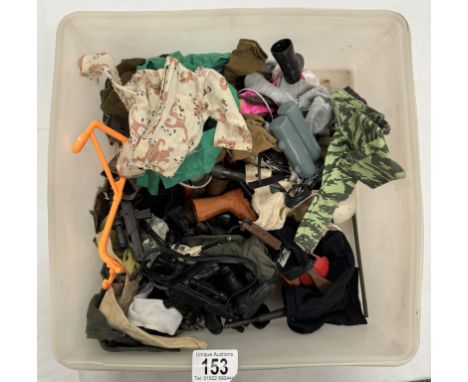 A quantity of vintage Action Man clothing &amp; accessories