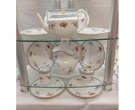 A quantity of Spode 'Trapnell Sprays' dinnerware (13 pieces). COLLECT ONLY.