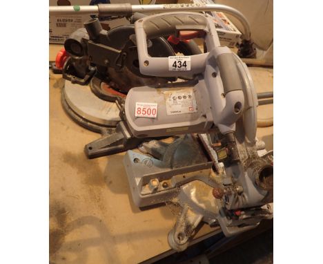 Two performance power tools chop saws