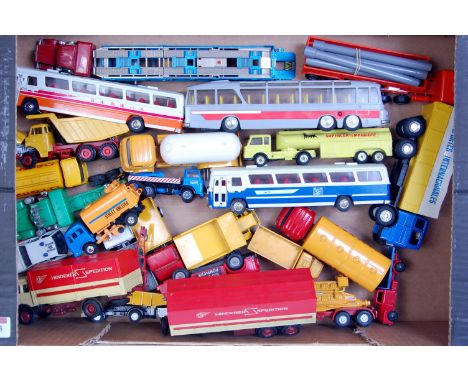 25 mixed loose diecast by Joal, NZG, Yonezawa, Schuco and others, mixed scales and subjects, examples to include Yonezawa Mit