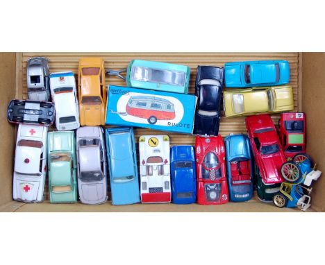 20 loose Continental and European Diecast Vehicles, mixed subjects, to include examples by Auto Pilen, Gama, Sablon, Gamda an