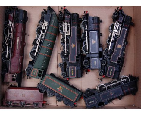 Hornby Dublo 3-rail locomotive group to include 'Duchess of Atholl', 'Silver King' engine and tender, and 4 tank engines (F)