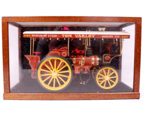 Bandai 1/16th plastic kit built model of a Garrett and Sons of Leiston 1919 Pendle Princess Showmans Engine, named Tom Varley