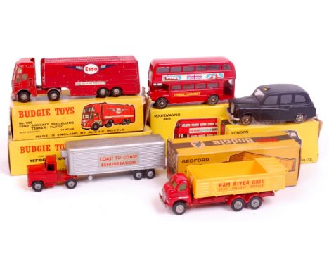 Budgie Models Boxed diecast group, 5 boxed examples to include No.276 Bedford LWB Tipper, model requires cleaning and box rep