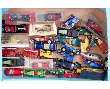 Solido, Rio, Matchbox and other classic car and commercial vehicle group, mainly loose examples, to include Gama Fiat 1911, R