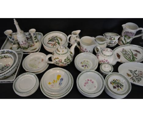A Large Collection of Portmeirion 'The Botanic Garden' Pattern Tea, Dinner and Other Wares to include cups, saucers, dishes, 